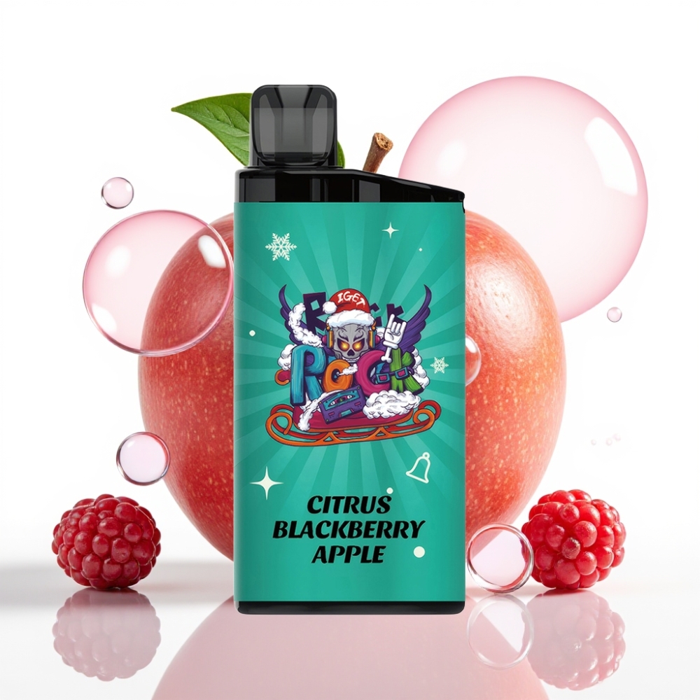 IGET Bar 3500 Puffs Descartável Sabor Frutas Cítricas Amora Maçã 1400mAh 78g
