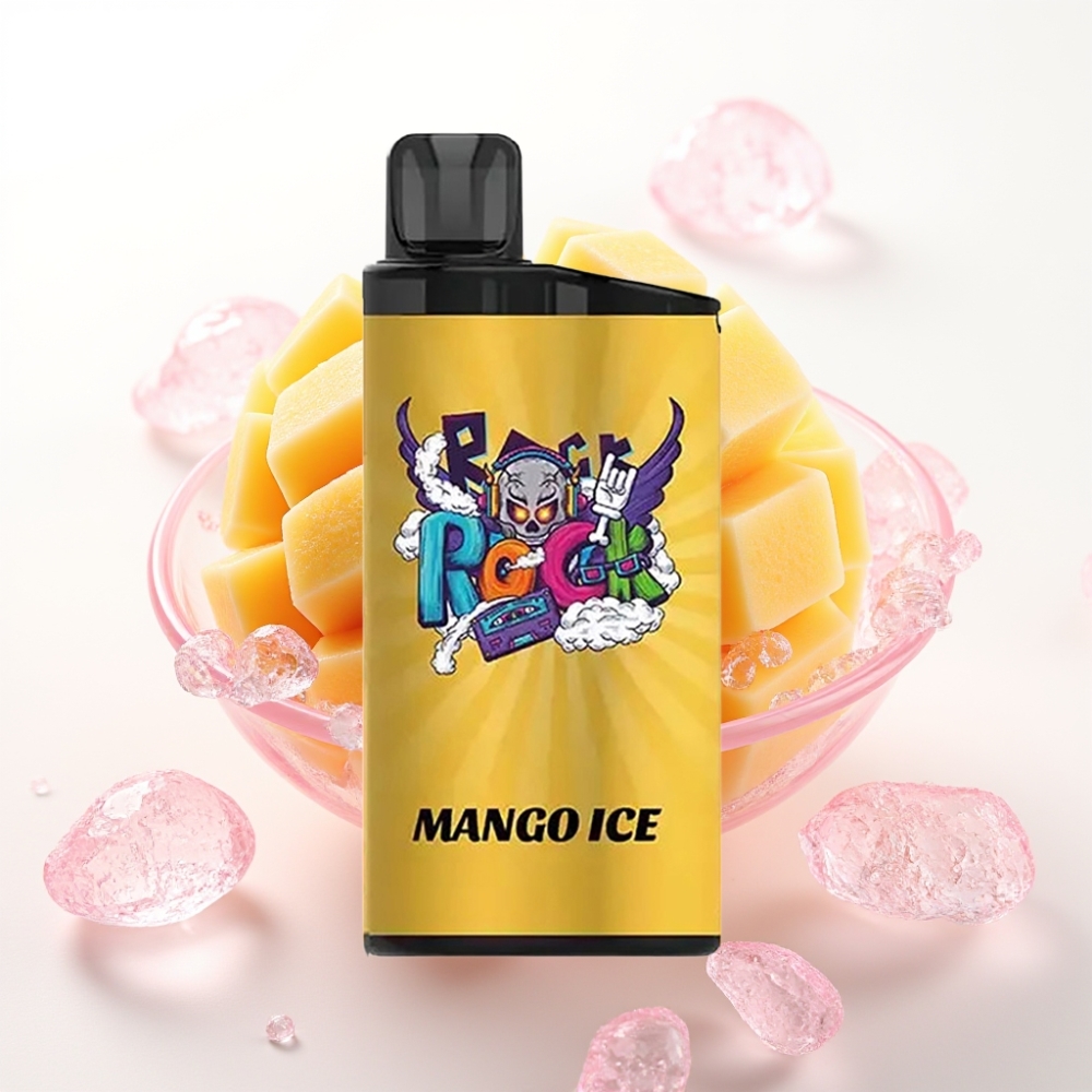 IGET Bar 3500 Puffs Vape Descável Gelo de Manga - 1400 mAh, 1.2 Ohm Mesh, 78g