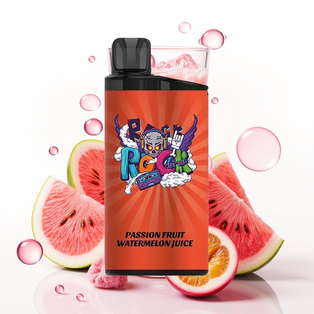 IGET Bar 3500 Puffs Vape Descartável Suco de Maracujá e Melancia - 1400 mAh, 1.2 Ohm