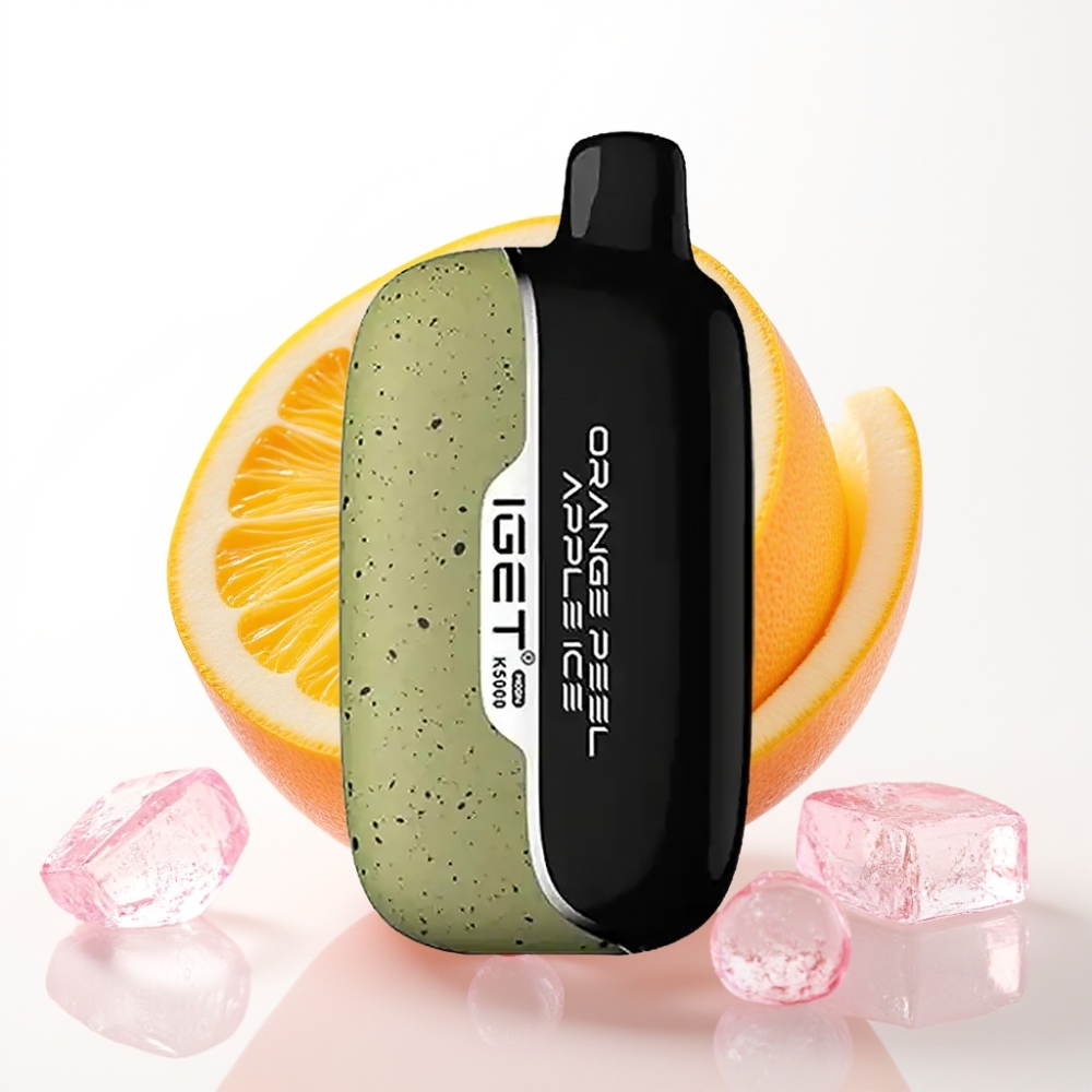 IGET Moon K5000 Puffs Vape Descansável Laranja Maçã Gelo (81.5g, 1.35 Ohm)