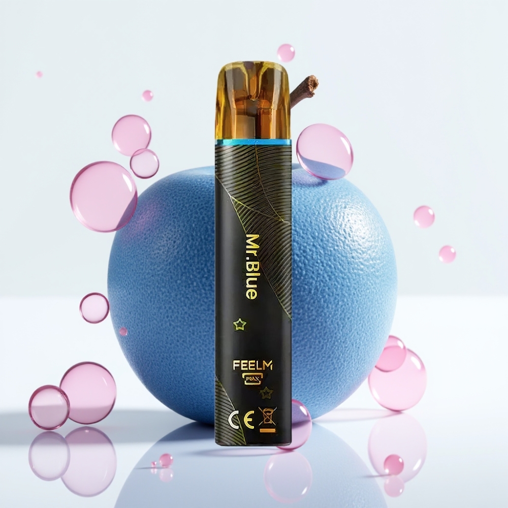 JNR Black&Golden 800 Puffs 2ml 550mAh TPD Sem Recarga Sabor Mr Blue