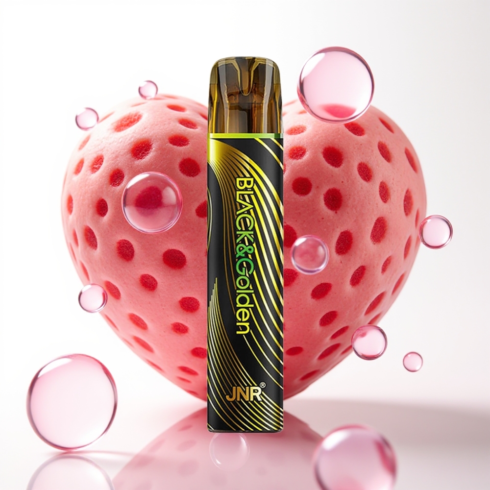 JNR Black&Golden 800 Puffs 2ml Amor 419 Vape Descartável Sem Recarga 2% Nic