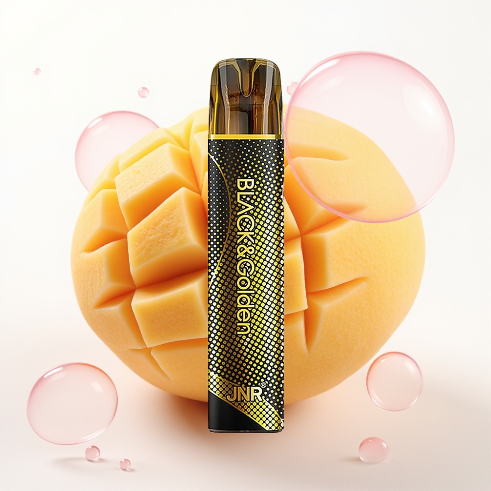 JNR Black&Golden 800 Puffs 2ml Triple Manga Descartável TPD 2% Nic