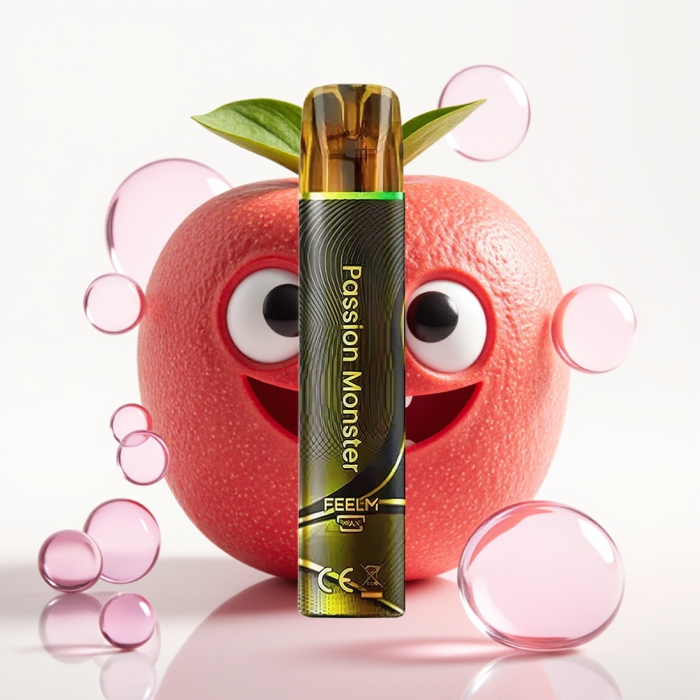 JNR Black&Golden 800 Puffs 550mAh 2ml Monstro da Paixão Disposable Vape TPD