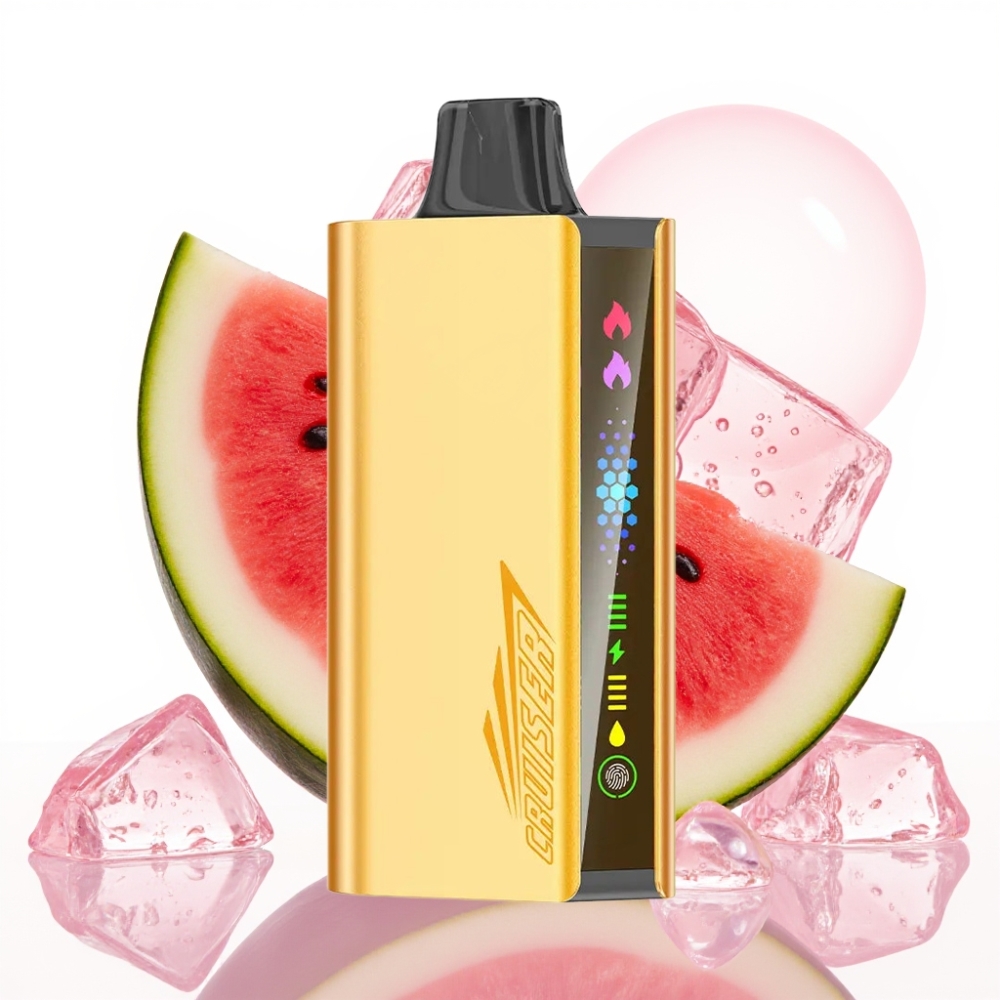 JNR Cruiser 12000 Puffs Vape Sem Recarga, Bateria 3500mAh, 25ml, Gelo Melancia