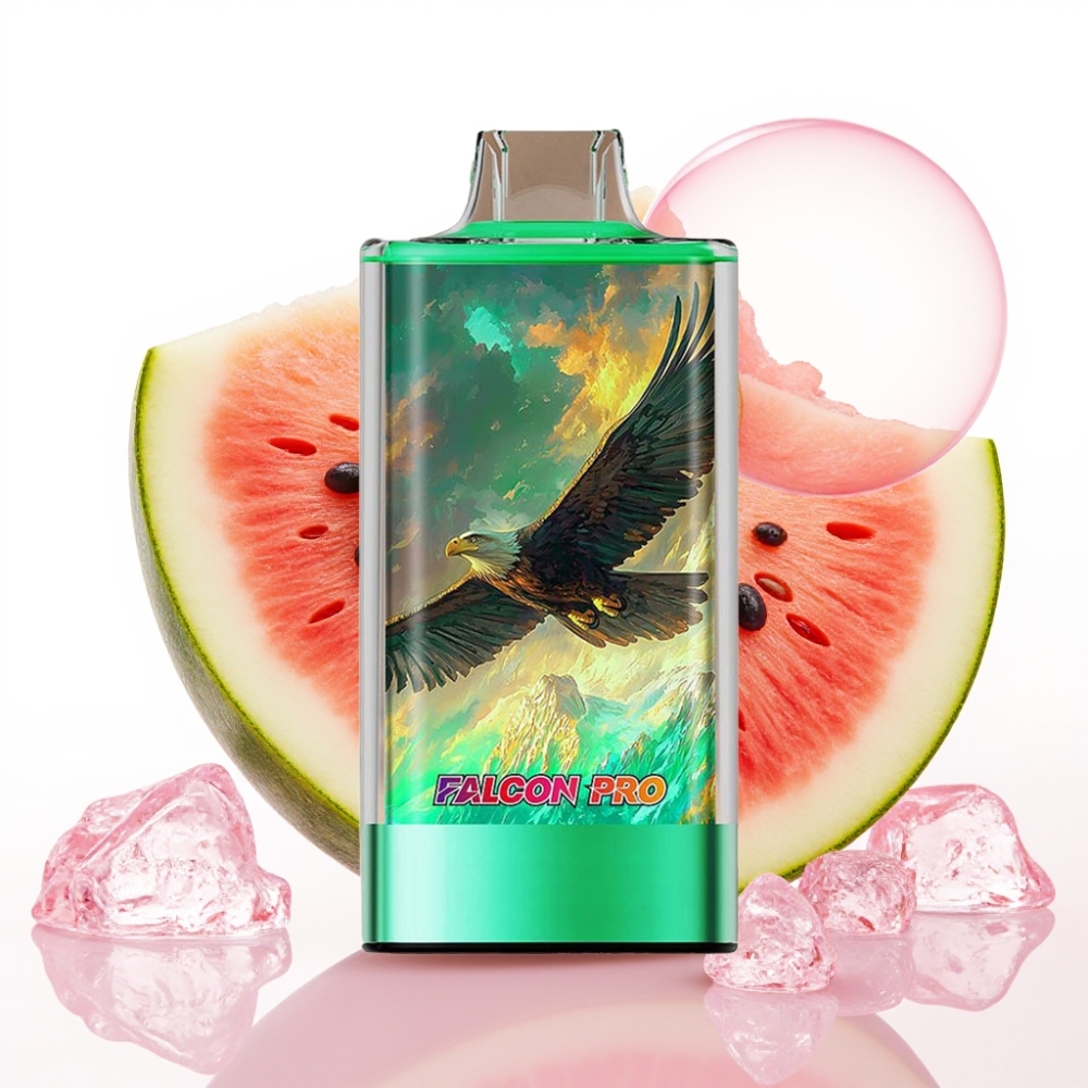 JNR Falcon Pro 28000 Disposable Vape 30ml 5% Nic Kiwi Melancia Gelo MTL USB-C