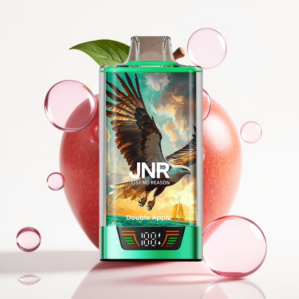 JNR Falcon Pro 28000 Maçã Dupla com 30ml, 950mAh, 5% Nicotina e Smart Display