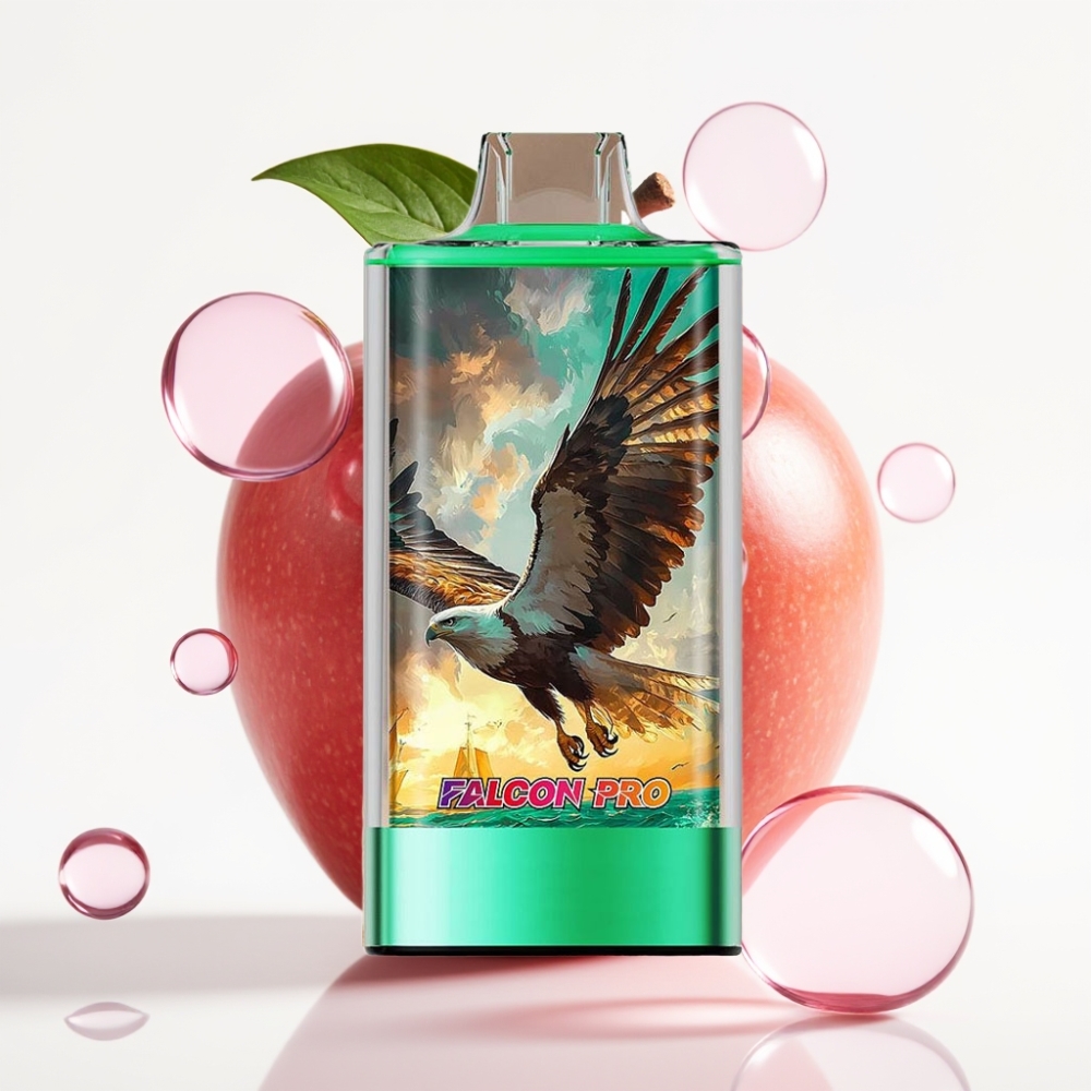 JNR Falcon Pro 28000 Maçã Dupla com 30ml, 950mAh, 5% Nicotina e Smart Display