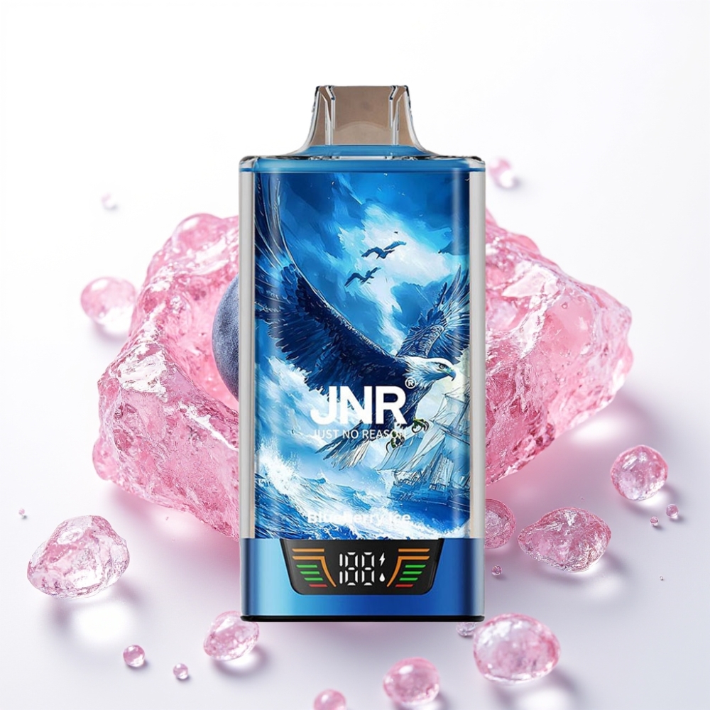 JNR Falcon Pro 28000 Vape Descartável Mirtilo Gelo com 30ml, 950mAh, 5% Nicotina