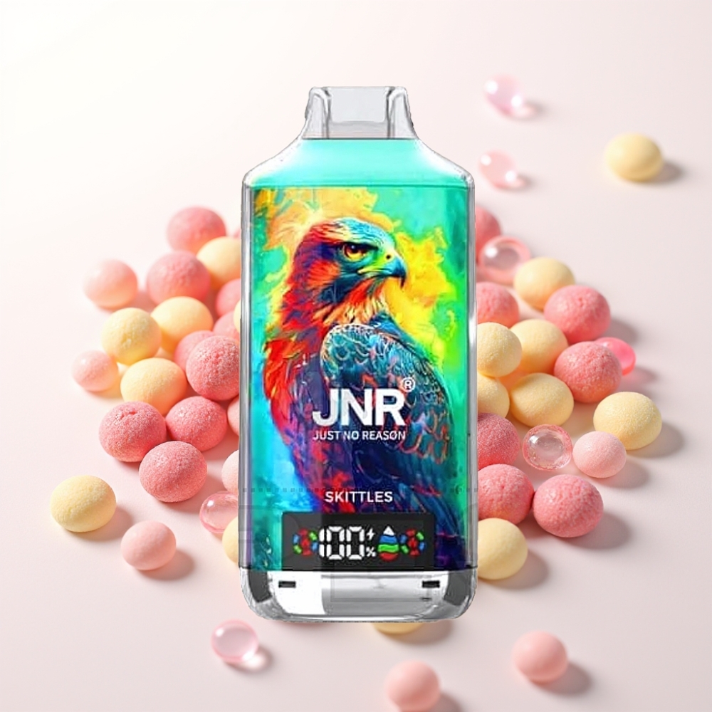 JNR Falcon X 18000 Puffs Vape Skittles - 750mAh, 24ml, Dual Mesh, Tipo-C