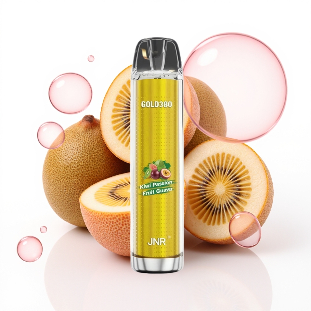 JNR Glod380 6000 Puffs Disposable Vape Kiwi Maracujá Goiaba 1500mAh 13ml