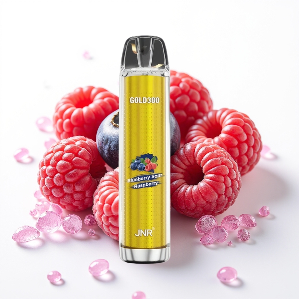 JNR Glod380 6000 Puffs Disposable Vape Mirtilo Framboesa Azeda 1500mAh 13ml