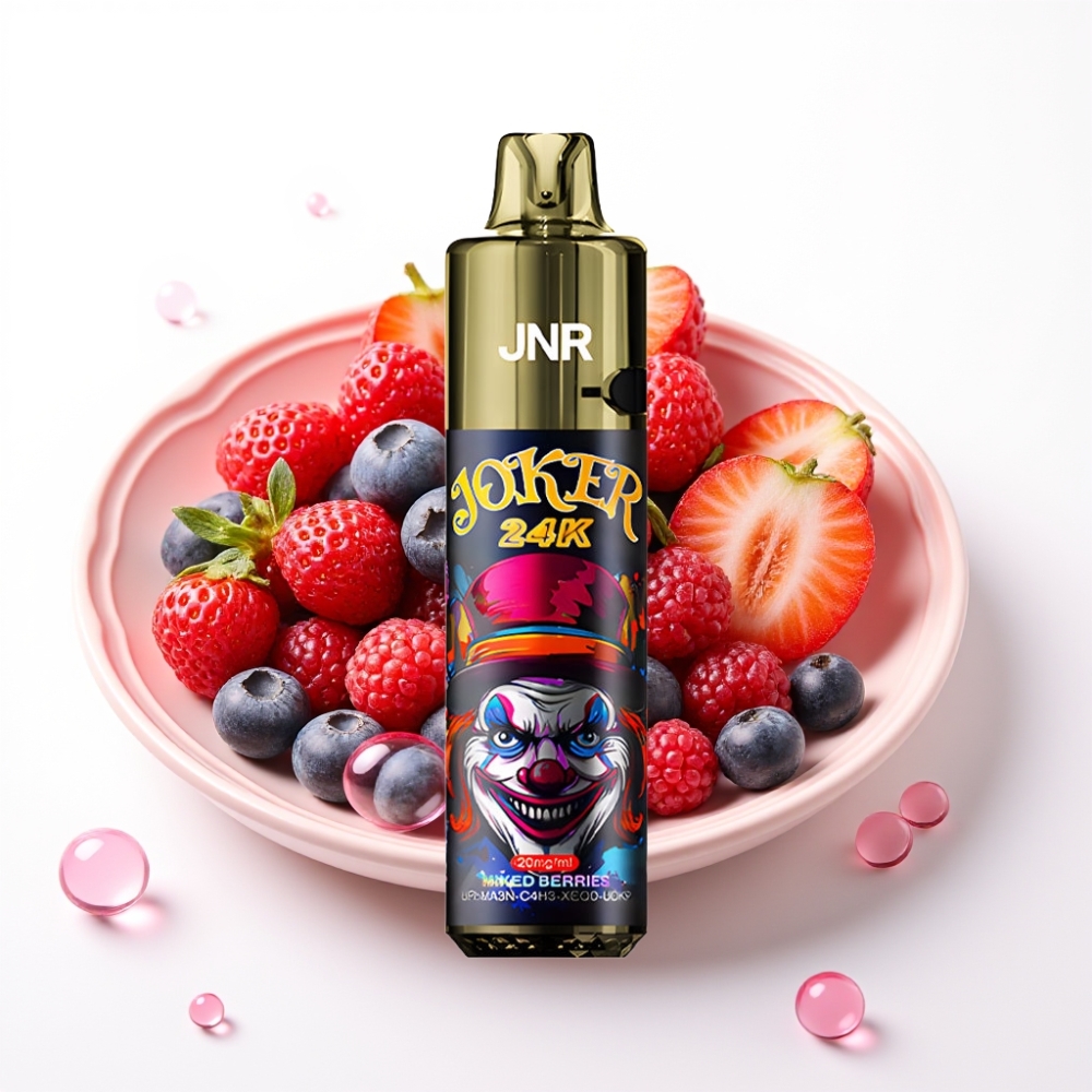 JNR Joker 24K Puffs Recarregável Pod 10ml Tipo-C 800mAh Frutas Silvestres