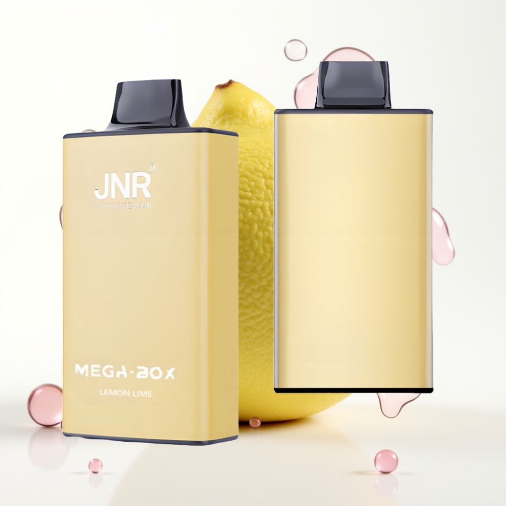 JNR Mega Box 25000 Puffs Disposable Vape Limão & Lima 30ml 850mAh Dual Mesh
