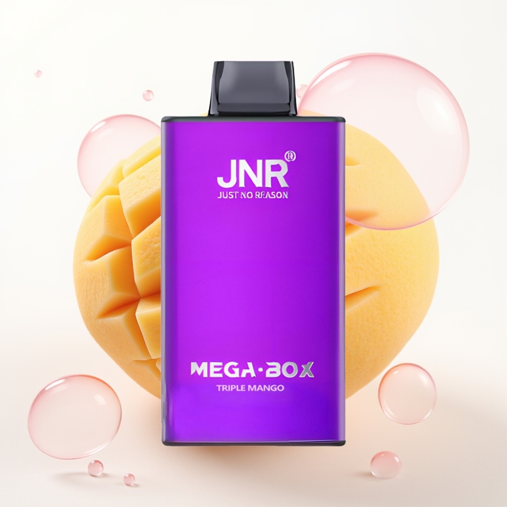 JNR Mega Box 25000 Puffs Disposable Vape Manga Triplo com 30ml e 850mAh
