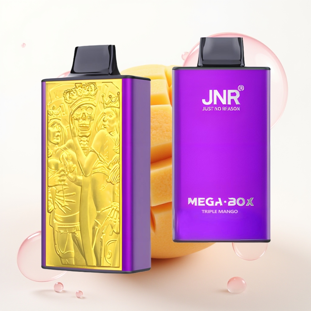 JNR Mega Box 25000 Puffs Disposable Vape Manga Triplo com 30ml e 850mAh