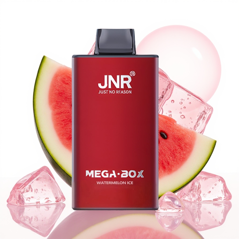 JNR Mega Box 25000 Puffs Resistência Dupla 30ml Recarga Rápida Sabor Melancia Gelada