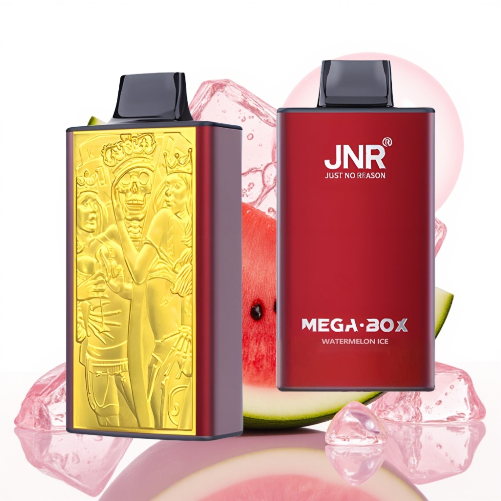 JNR Mega Box 25000 Puffs Resistência Dupla 30ml Recarga Rápida Sabor Melancia Gelada