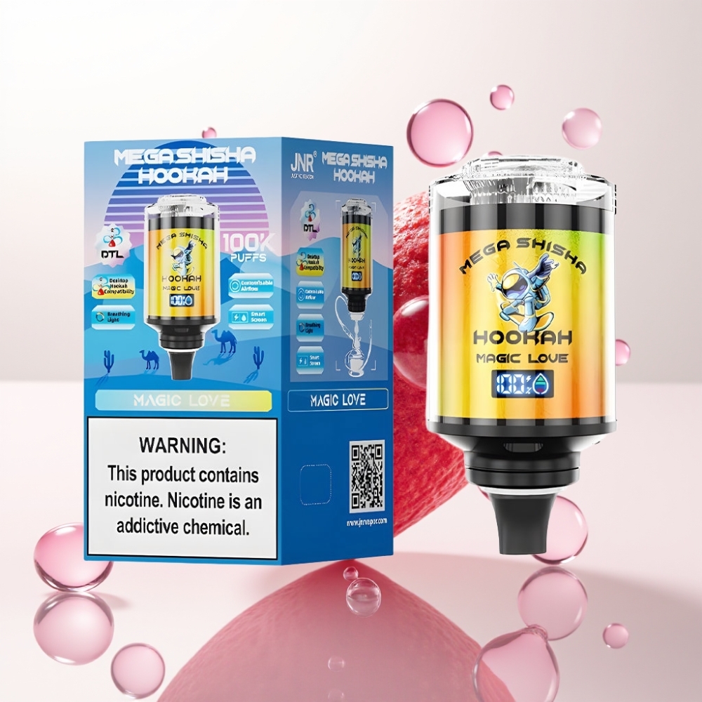 JNR Mega Shisha Hookah 100K Compatibilidade Desktop Amor Mágico
