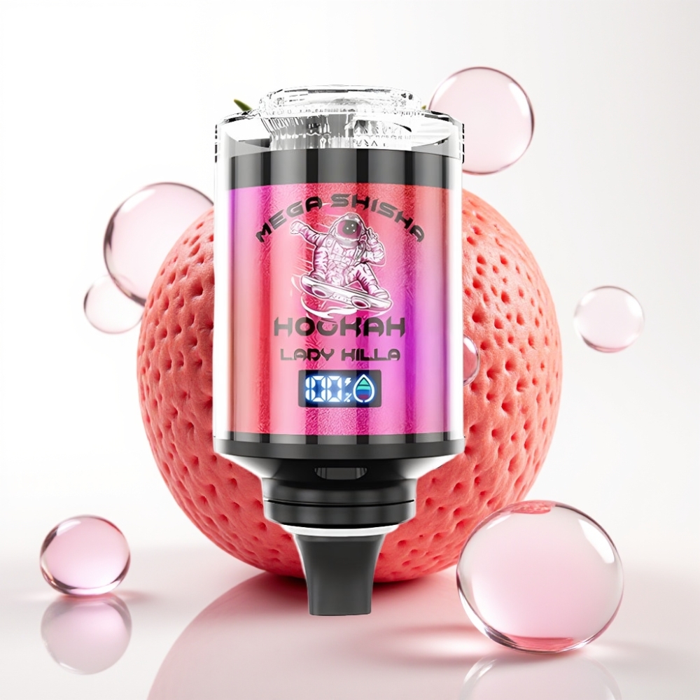 JNR Mega Shisha Hookah 100K Compatibilidade Desktop Lady Killa 60ml 2200mAh