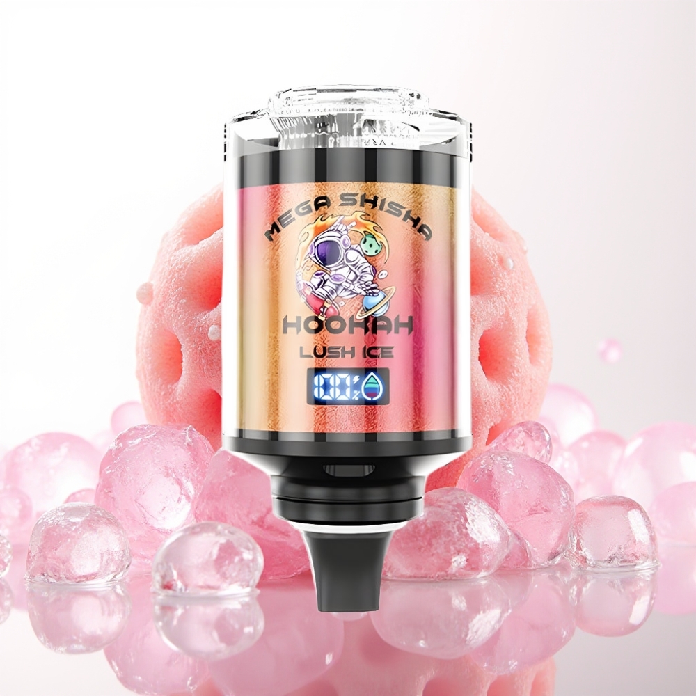 JNR Mega Shisha Hookah 100K Desktop Compatibilidade Gelo Refrescante 60ml 2200mAh Tela Intelig