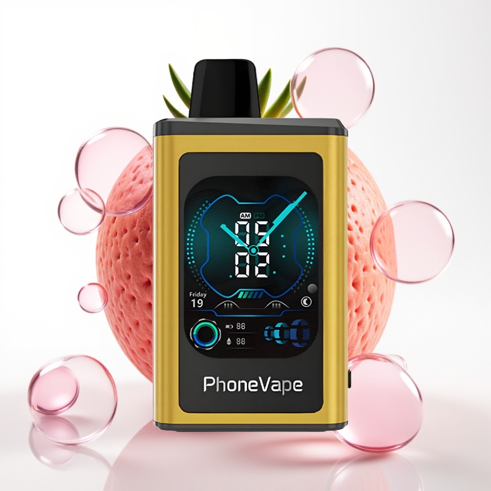 JNR PhoneVape 30000 puffs Recarregável Turbo Modo Ajustável Sabor Incrível