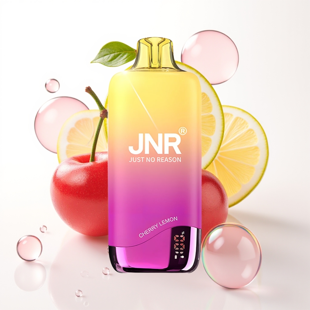 JNR Rainbow 10500 Puffs Vape Descartável Cereja Limão 600mAh 18ml USB-C