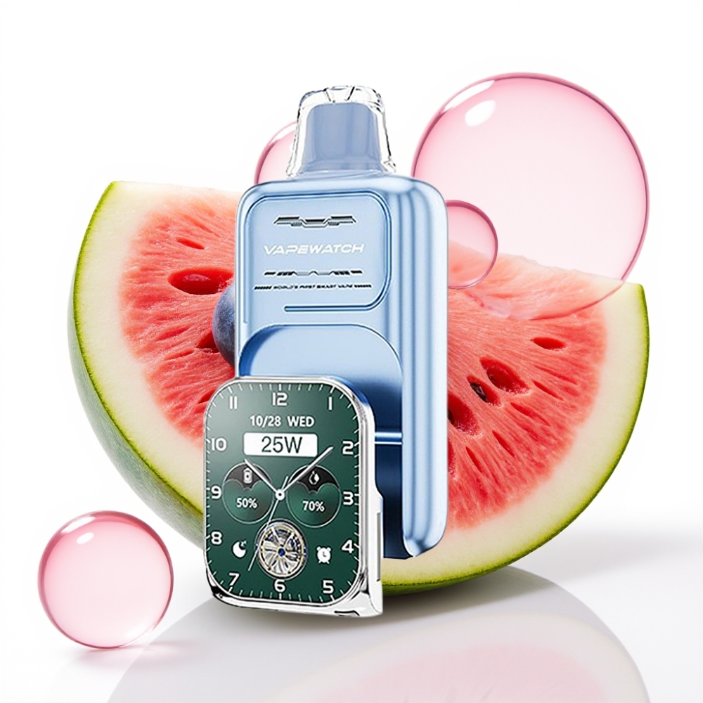 JNR VapeWatch 30000 Puffs Disposable Vape Mirtilo Melancia, 1000mAh, 19mL, 5%