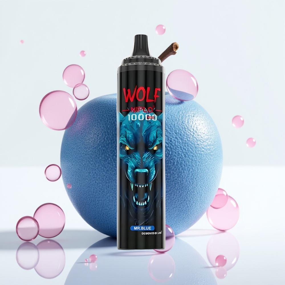 JNR Wolf Niplo 10000 Puffs 20ml 1.0 Ohm Mr Azul Tipo-C