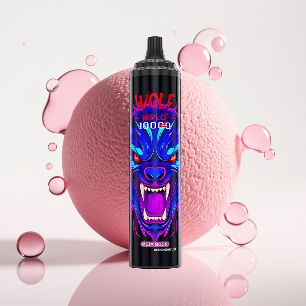 JNR Wolf Niplo 10000 Puffs Vape Disposable Lua Meta 1.0 Ohm 20ml Type-C
