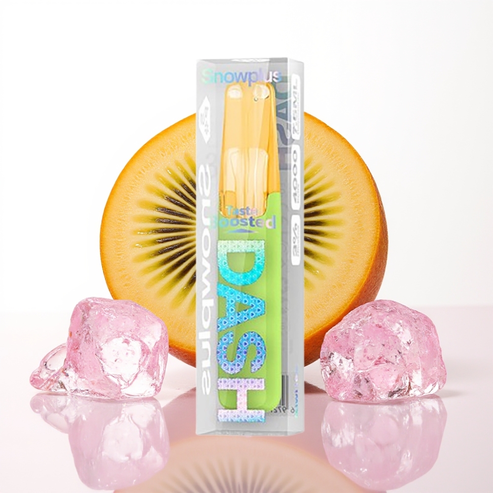 Snowplus Dash 4000 Puffs Dispositivo Descartável Kiwi Gelo Cerâmico 530mAh 7,5ml