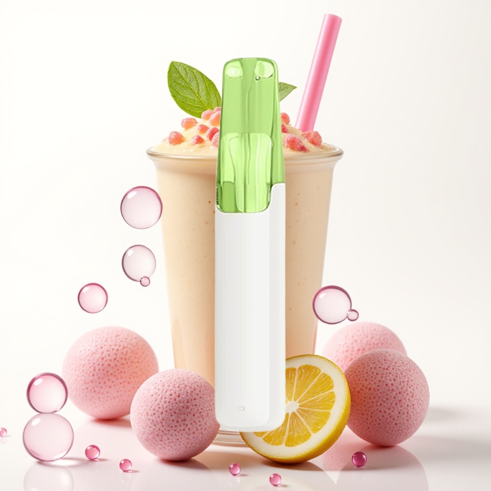 Snowplus Dash 4000 Puffs Dispositivo Descartável Smoothie de Matcha - Atomizador Cerâmico, 7,5 ml, 3%/5% Nicotina