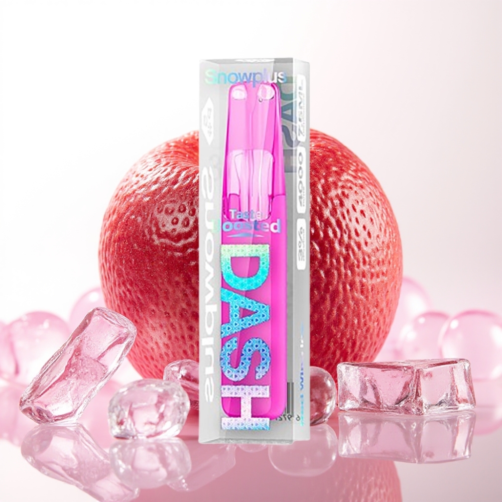 Snowplus Dash 4000 Puffs Dispositivo Descartável Vinho Tinto Gelo Atomizador Cerâmico 530 mAh 7.5 ml
