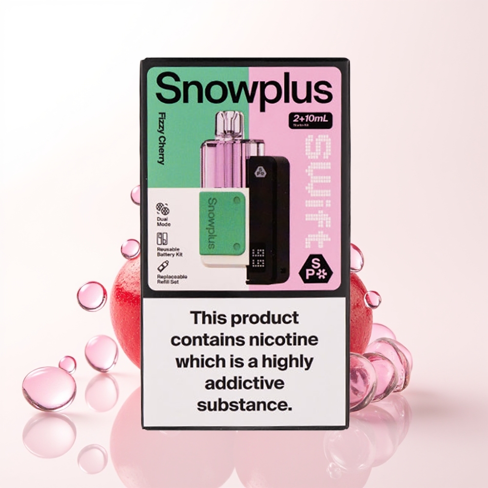 Snowplus Swift 5000 Puffs Dual Mesh 1000mAh Cereja Frisante 2+10ml 2%