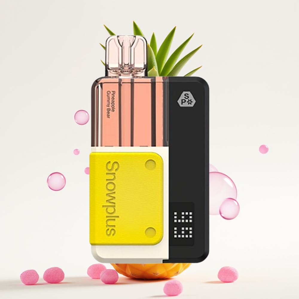 Snowplus Swift 5000 Puffs Dual Mesh 1000mAh Sabor Ursinho de Goma Abacaxi