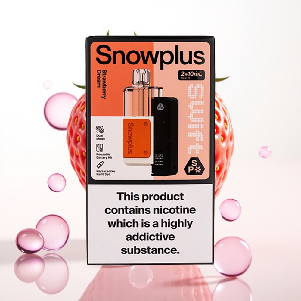 Snowplus Swift 5000 Puffs Dual Mesh 1000mAh Sonho de Morango