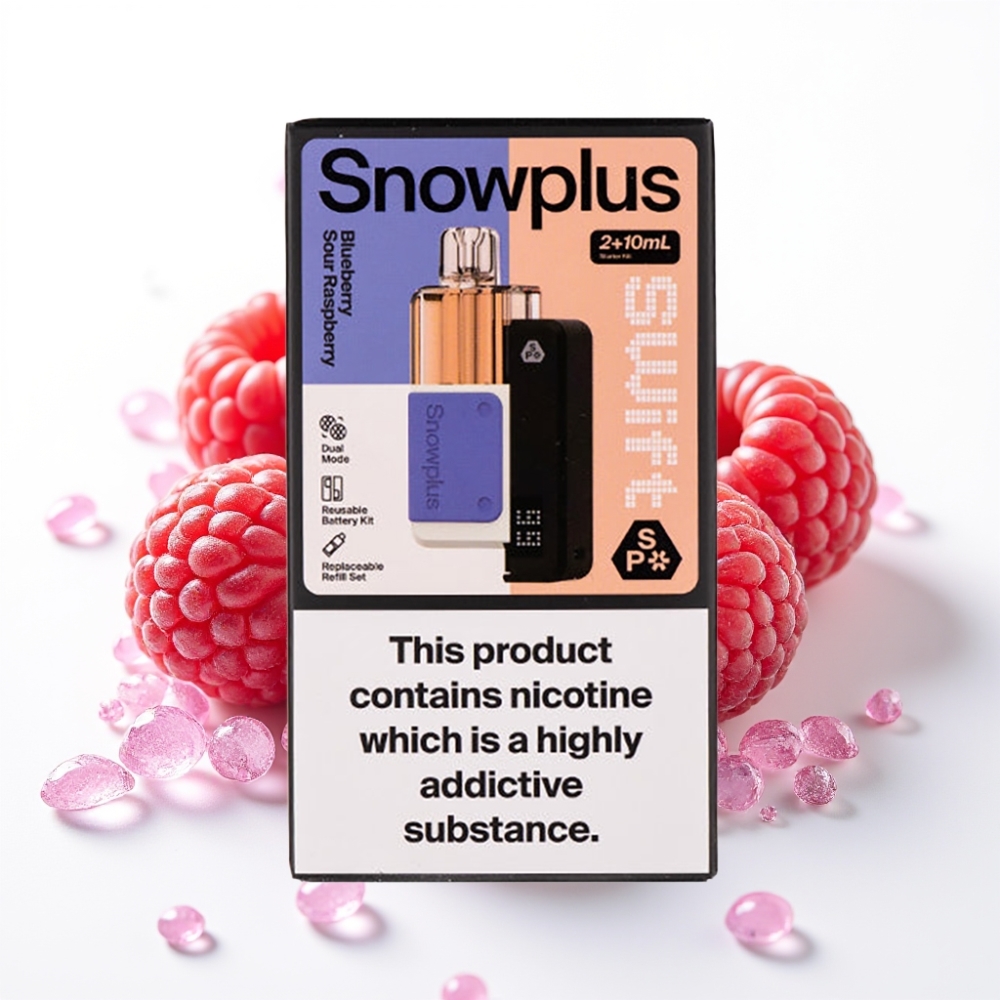Snowplus Swift 5000 Puffs Kit Dual Mesh 1000mAh Mirtilo Framboesa Azeda