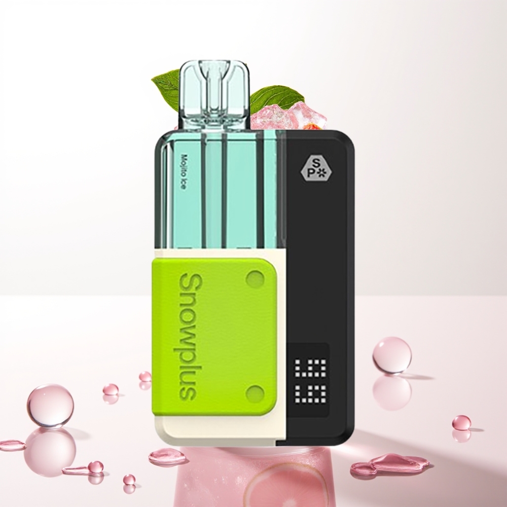 Snowplus Swift 5000 Puffs Kit Pod Pré-preenchido Mojito Gelado – 1000 mAh, Dual Mesh, 2+10 ml, 2%