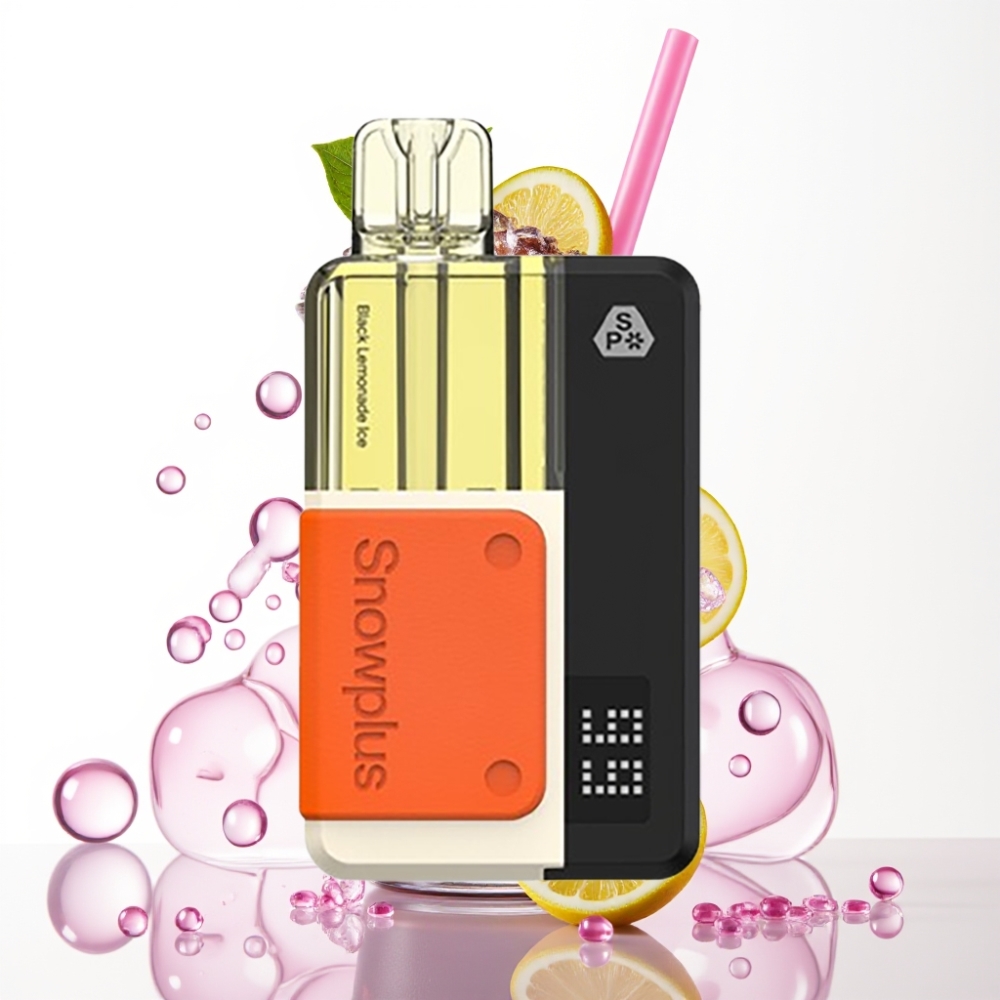 Snowplus Swift 5000 Puffs Pod Kit Limonada Preta Gelo, 1000 mAh, Dual Mesh, 2+10 ml, 2%