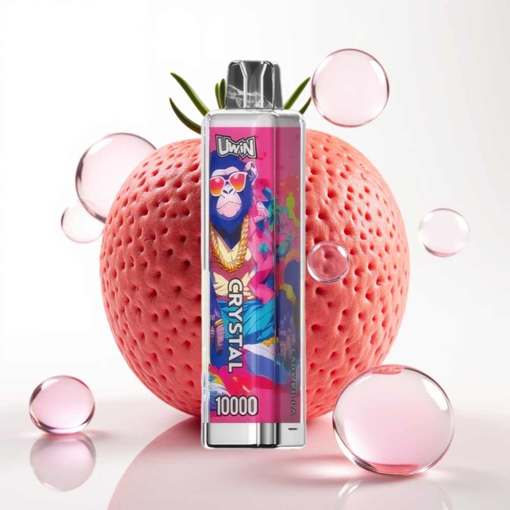 UWIN Crystal 10000 Puffs Recarregável Sabor Lady Killa RGB 18ml 0%-5% Nicotina