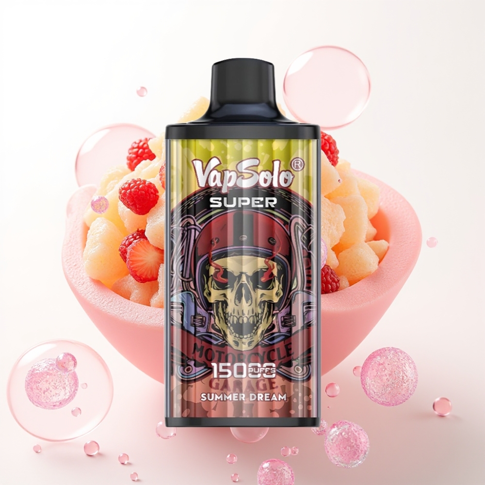 Vapsolo Super 15000 Puffs Vape Desfrute do Verão 40ml 850mAh Type-C 20/50mg
