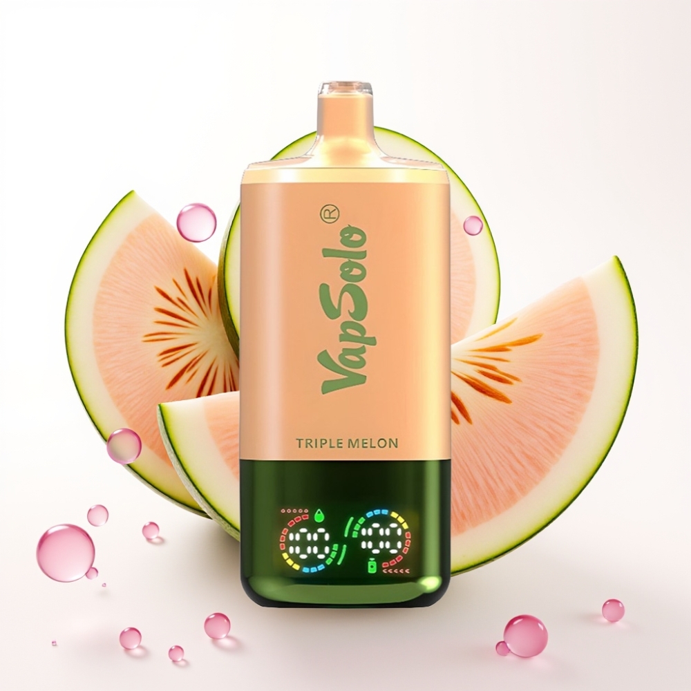 VapSolo Triple 30000 Puffs Disposable Vape Melancia Tripla 40ml 20/50mg Tipo-C