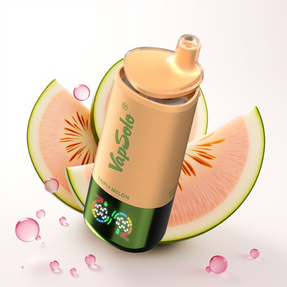 VapSolo Triple 30000 Puffs Disposable Vape Melancia Tripla 40ml 20/50mg Tipo-C