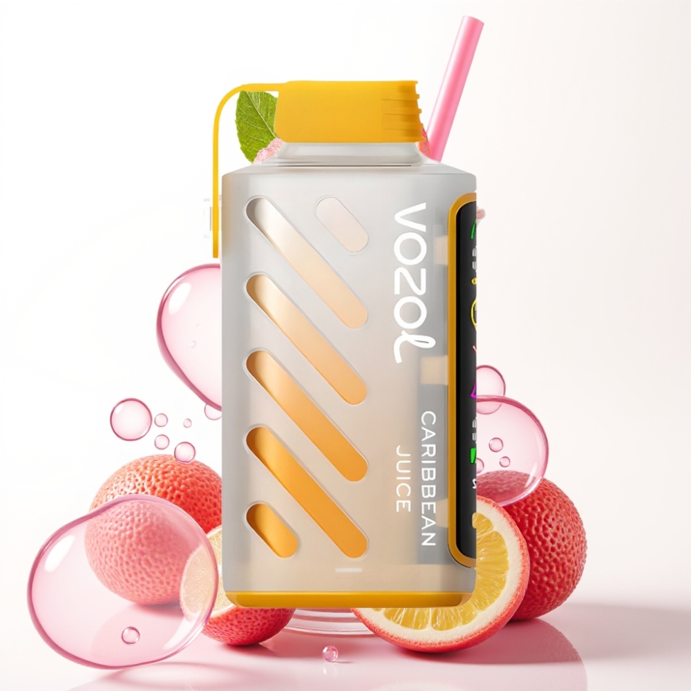 VOZOL Gear Power 20000 Puffs S.i.L.C. Tech Dual Mesh Coil 20mL 5% Suco Caribenho