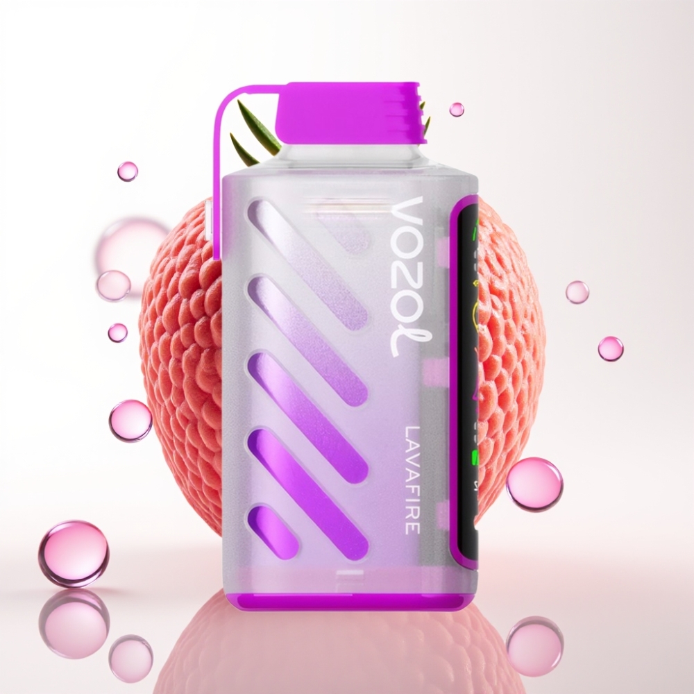 VOZOL Gear Power 20000 Puffs Vape Descarga de Lava com Tela Inteira e Dual Mesh Coil