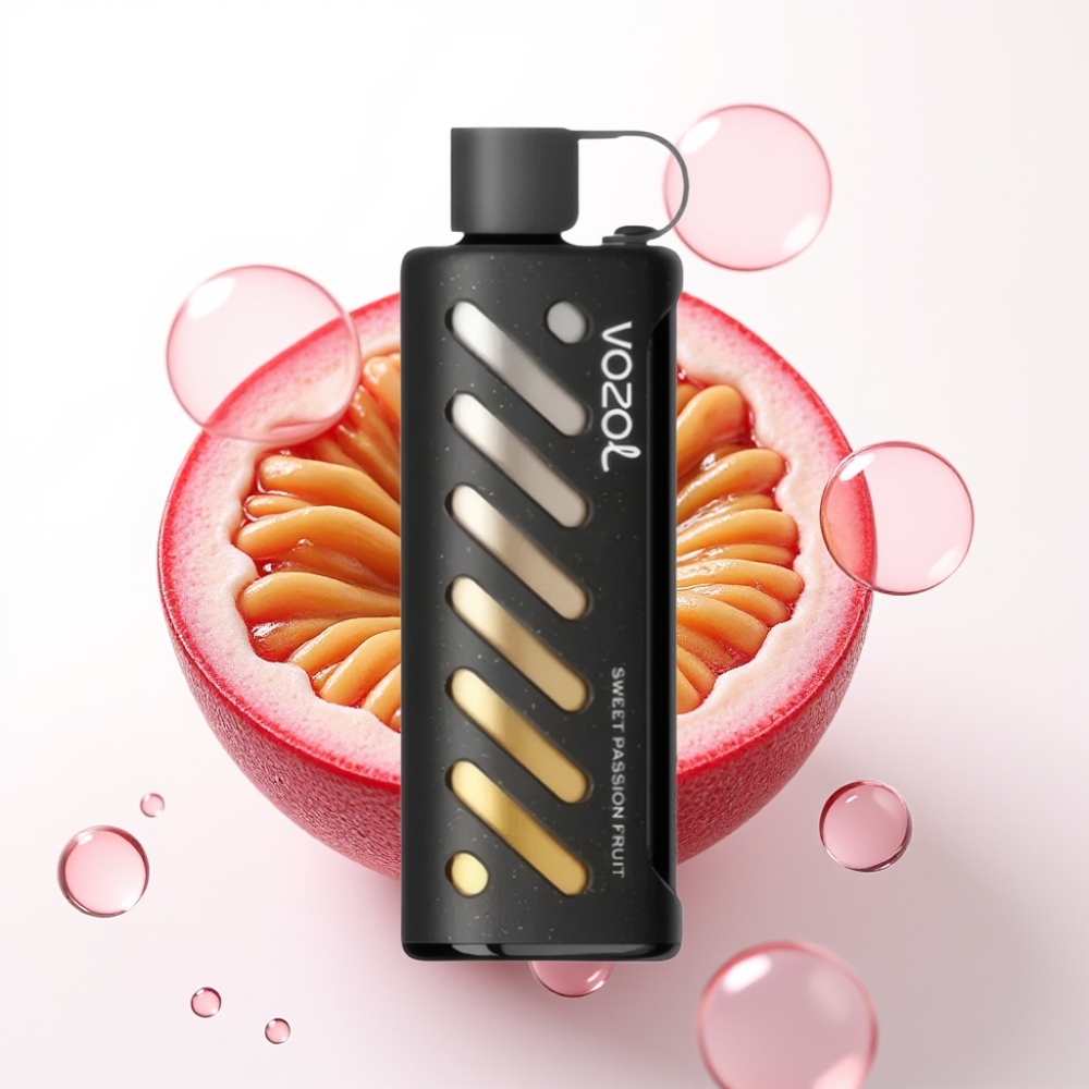 VOZOL Gear Shisha 25000 Puffs Dual Mesh S.i.L.C Tech Sabor Maracujá Doce 5mg/ml