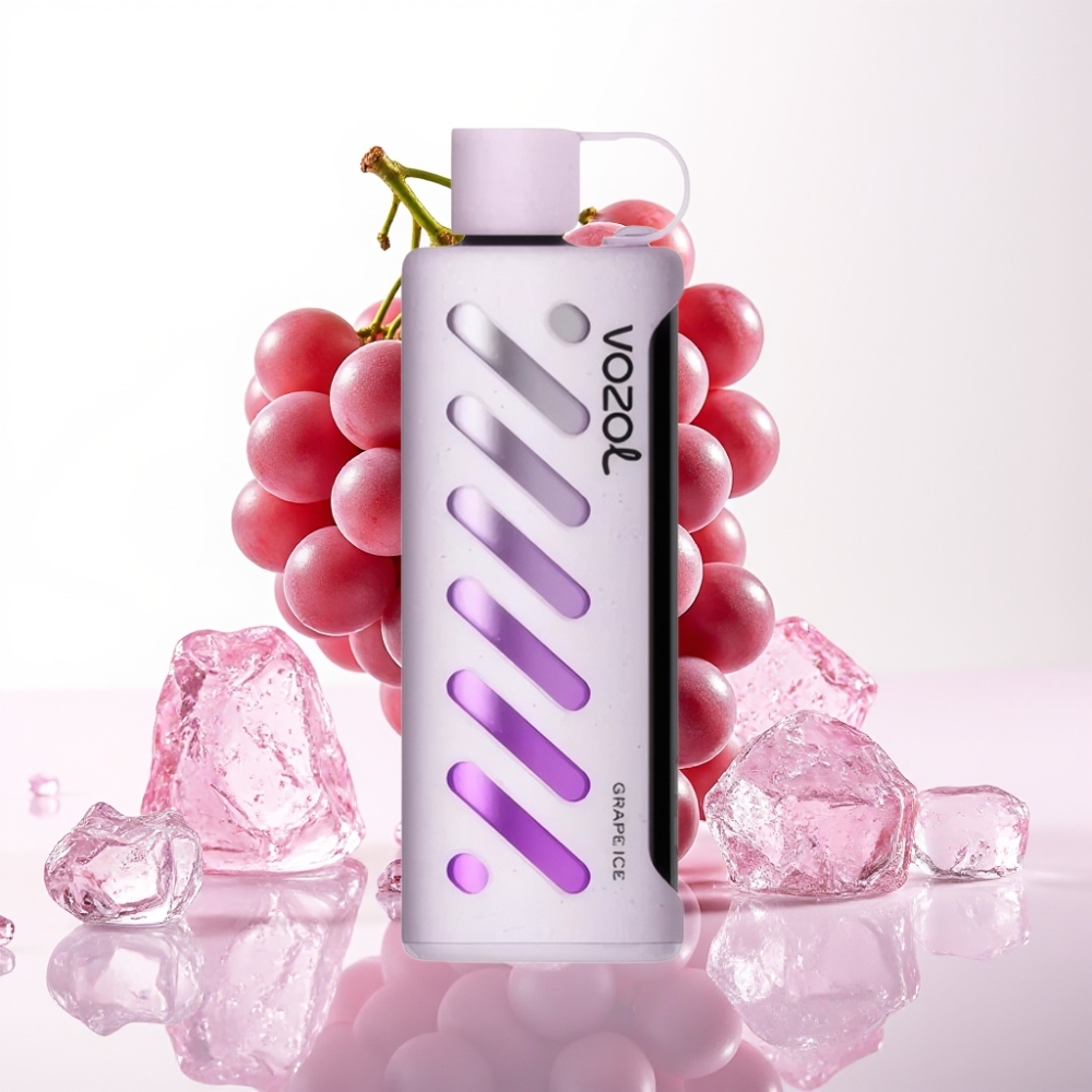 VOZOL Gear Shisha 25000 Puffs Gelo de Uva Dual Mesh 1000mAh 5mg/ml S.i.L.C Tech