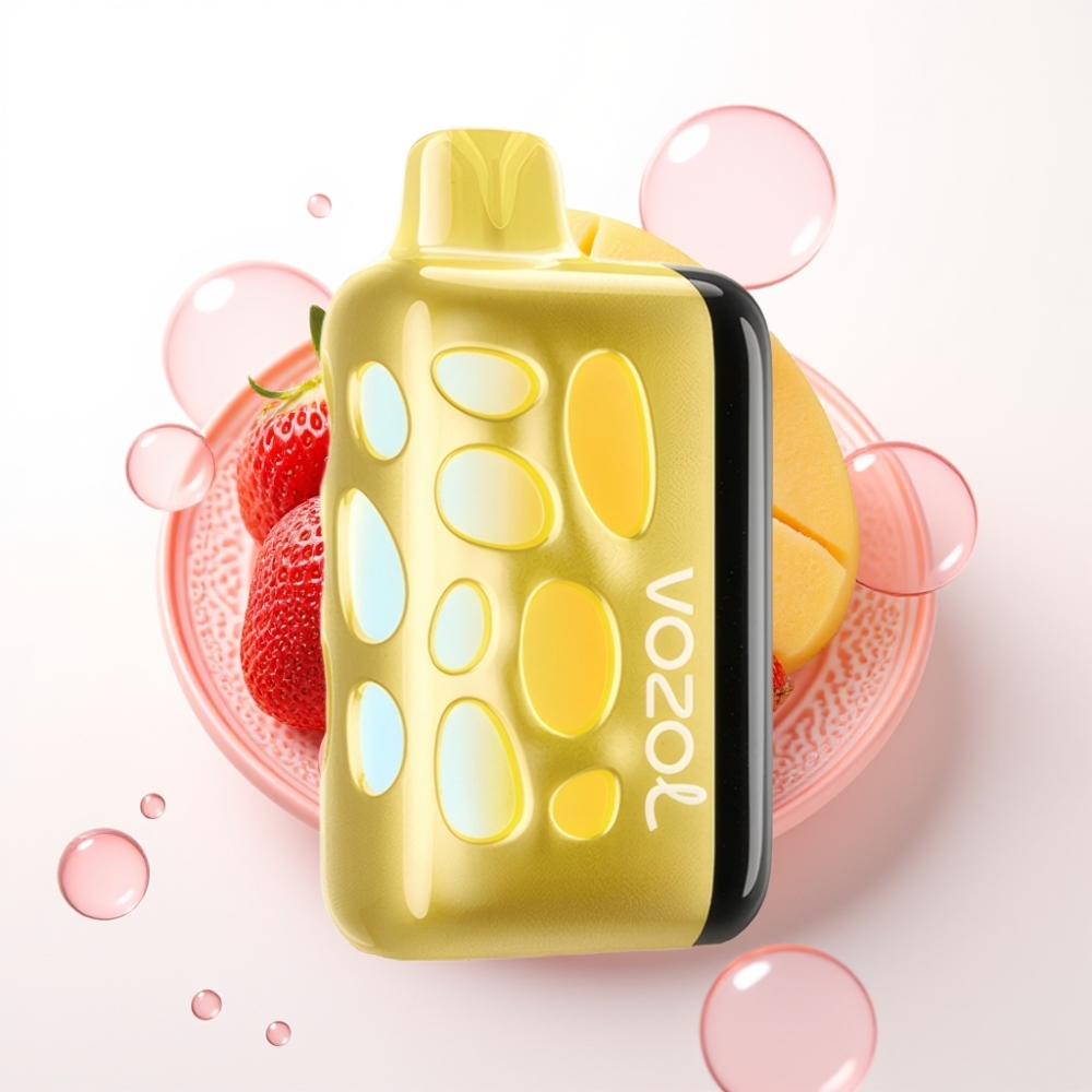 VOZOL RAVE 40000 Disposable Vape Morango Manga - 270° Glow Design, 1000mAh, 20/50mg/ml