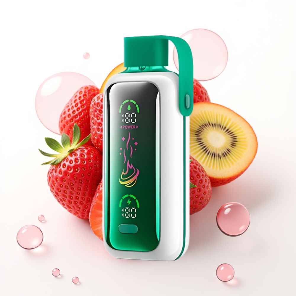 VOZOL Star 20000 Puffs Tela HD 2.2" Dual Mesh 650mAh Morango Kiwi