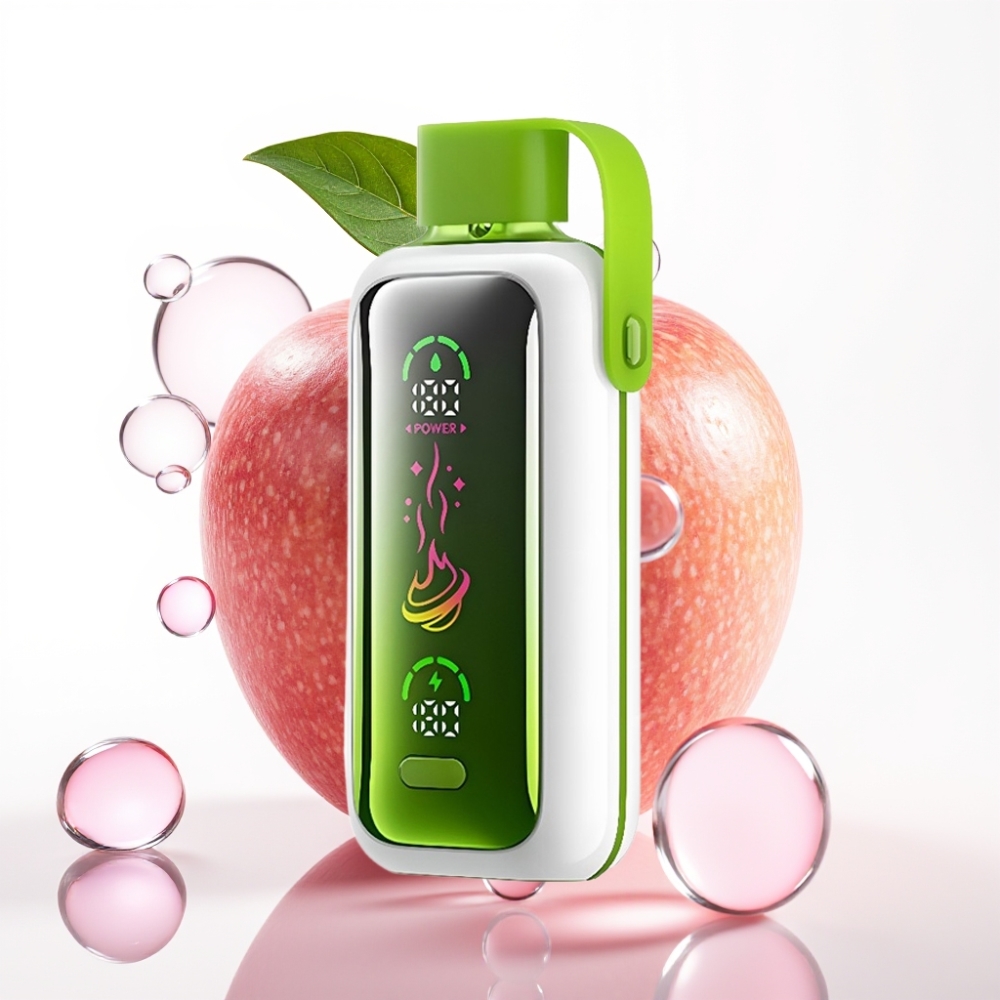 VOZOL Star 20000 Puffs Vape Dupla Maçã Gelada com Tela HD 2.2", Dual Mesh, 650mAh